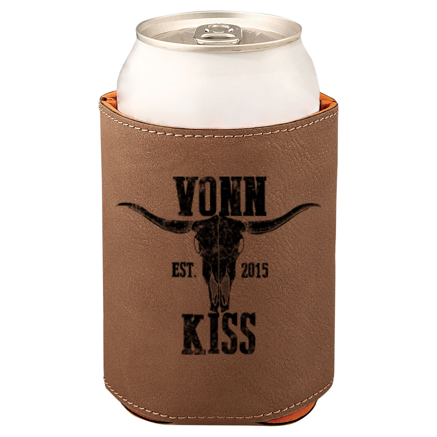 Vonn Kiss Leather Koozie