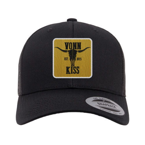 Vonn Kiss Golden Square Patch Curved Bill Hat