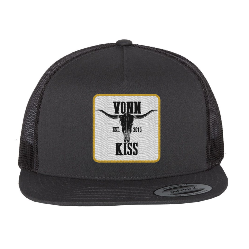 Vonn Kiss White Square Patch Hat