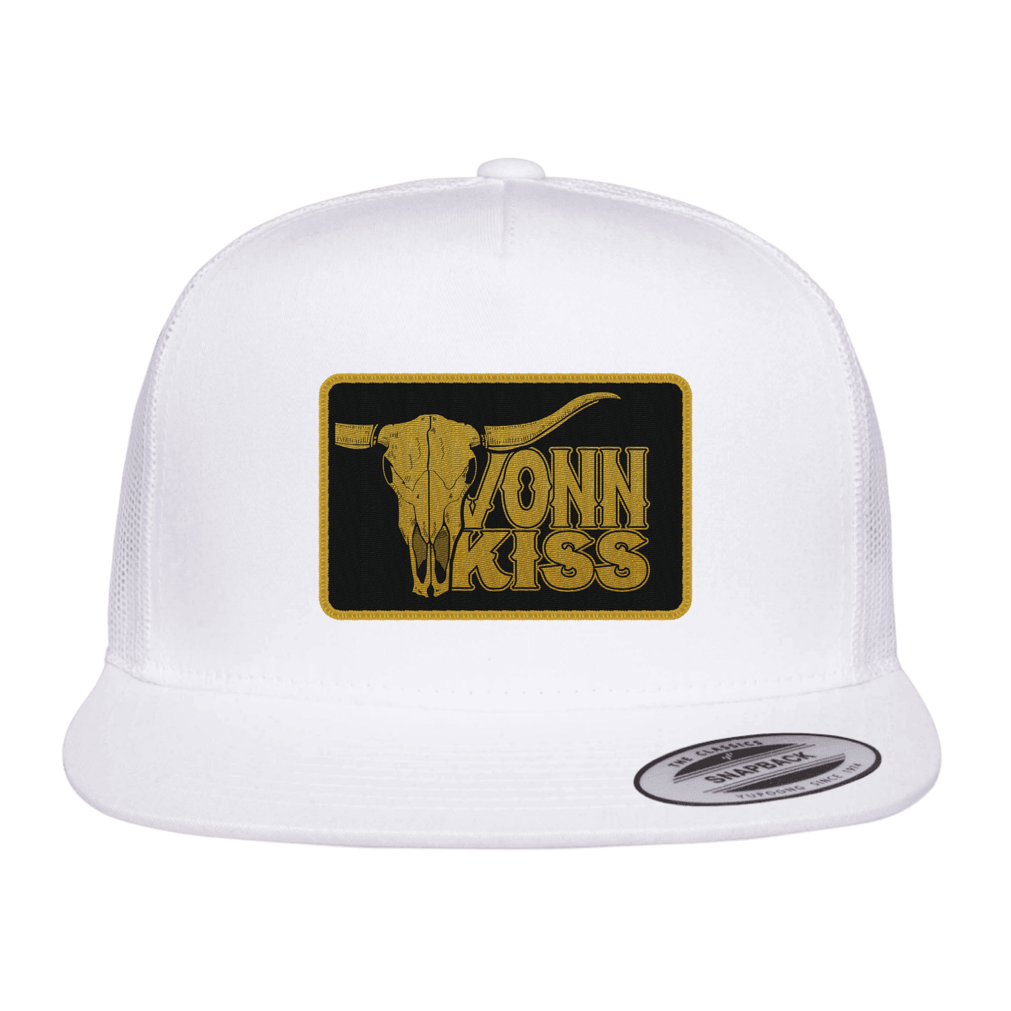 Vonn Kiss Black Patch Trucker Hat